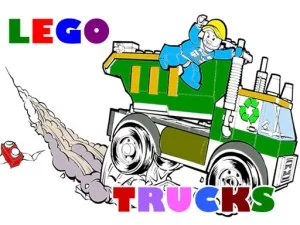 Lego Trucks Coloring